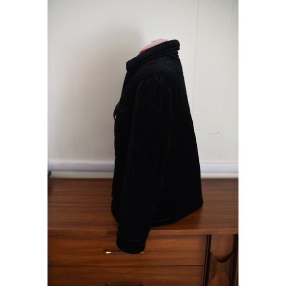 Chico's Travelers Blazer Jacket Size 3 XL Black Quilted shacket - Picture 3 of 9